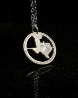 U.S. (Texas) - State Quarter Cut Coin Pendant