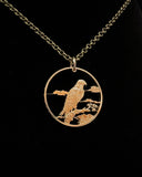 Poland - Cut Coin Pendant with Falcon