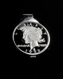 U.S. - Peace Dollar Cut Coin Money Clip