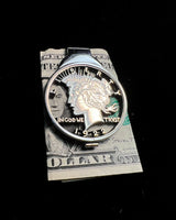 U.S. - Peace Dollar Cut Coin Money Clip