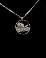 United States - Kentucky State Quarter Cut Coin Pendant