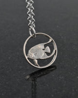 Bermuda - Angelfish Cut Coin Pendant
