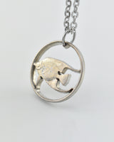 Bermuda - Angelfish Cut Coin Pendant