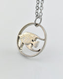 Bermuda - Angelfish Cut Coin Pendant
