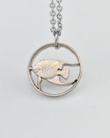 Bermuda - Angelfish Cut Coin Pendant