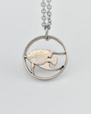 Bermuda - Angelfish Cut Coin Pendant