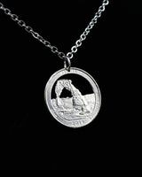 U.S. (Utah) - Arches National Park Cut Coin Pendant