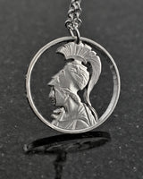 Greece - Athena Cut Coin Pendant