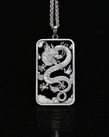Australia - 2019 Dragon One Dollar Silver Bar Cut Coin Pendant