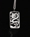 Australia - 2019 Dragon One Dollar Silver Bar Cut Coin Pendant