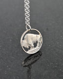 U.S. - Buffalo Nickel Cut Coin Pendant