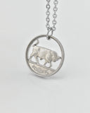 Ireland - Bull Cut Coin Pendant