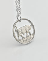 Ireland - Bull Cut Coin Pendant