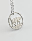 Ireland - Bull Cut Coin Pendant