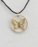 Philippines - Butterfly Cut Coin Pendant