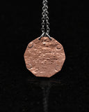 East Caribbean States - Cut Coin Pendant with Ship and Copper Background