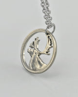 Canada - Caribou Cut Coin Pendant