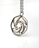Gibraltar - Cut Coin Pendant with Dolphins