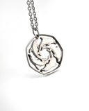 Gibraltar - Cut Coin Pendant with Dolphins