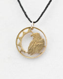 Namibia - Bateleur Eagle Cut Coin Pendant