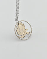 Philippines - Eagle Cut Coin Pendant