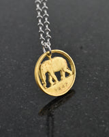 Congo - Elephant Cut Coin Pendant