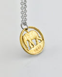 Congo - Elephant Cut Coin Pendant