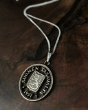 Finland - Silver Cut Coin Pendant with Coat of Arms