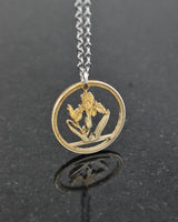 Hungary - Iris Cut Coin Pendant