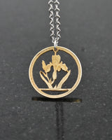 Hungary - Iris Cut Coin Pendant