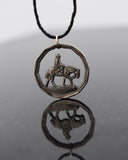 Argentina Gaucho Cut Coin Pendant