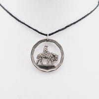 Argentina Gaucho Cut Coin Pendant