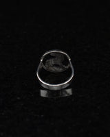 Ireland - 3 Pence Cut Coin Ring with Sterling Band (Hare)