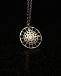 Portugal - Compass Rose Cut Coin Pendant