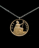 United Kingdom - Britannia Cut Coin Pendant