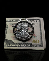 U.S. - American Silver Eagle Cut Coin Money Clip