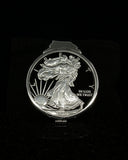 U.S. - American Silver Eagle Cut Coin Money Clip