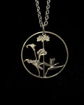 South Africa - Cut Coin Pendant with Flowers