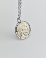 U.S. - Indian Head Nickel Cut Coin Pendant