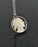 U.S. - Indian Head Nickel Cut Coin Pendant