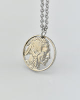 U.S. - Indian Head Nickel Cut Coin Pendant