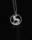 Ireland - Hare Cut Coin Pendant