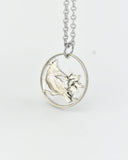 British Virgin Islands - Kingfisher Cut Coin Pendant