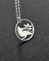 British Virgin Islands - Kingfisher Cut Coin Pendant