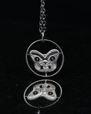 New Zealand - Maori Koruru Mask Cut Coin Pendant