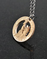 U.S. - Statue of Liberty Cut Coin Pendant