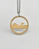 Canada - Loon Cut Coin Pendant