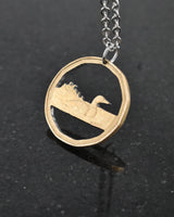 Canada - Loon Cut Coin Pendant