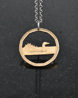 Canada - Loon Cut Coin Pendant