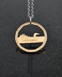 Canada - Loon Cut Coin Pendant